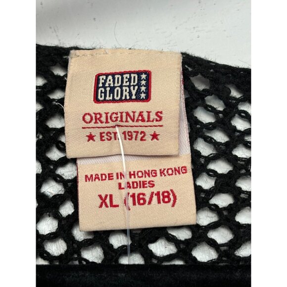 Crotchet Faded Glory Black Top - Picture 4 of 4